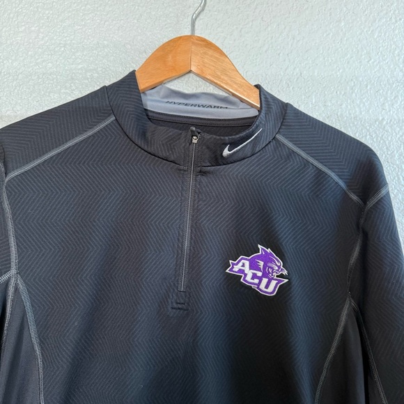 ACU Nike Pro Dri Fit Size XL Fitted Quarter Zip - Picture 3 of 4